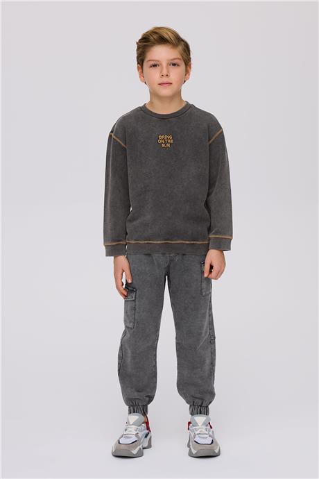 Nebbati Erkek Çocuk Antrasit SweatshirtNebbati Erkek Çocuk Antrasit Sweatshirt