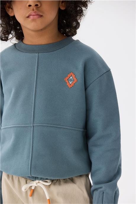 Nebbati Erkek Çocuk Antrasit Sweatshirt