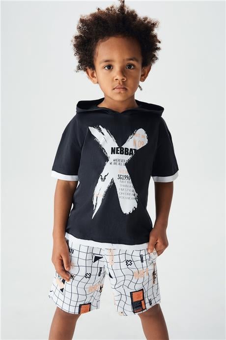 Nebbati Erkek Çocuk Antrasit T-Shirt