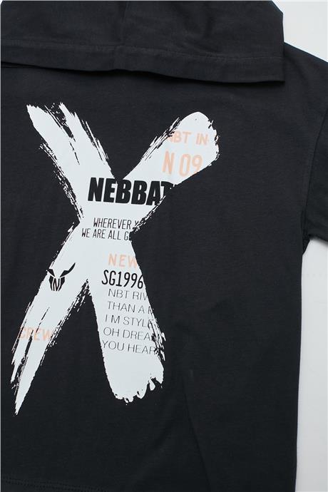 Nebbati Erkek Çocuk Antrasit T-Shirt