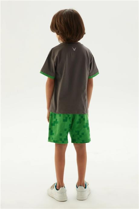 Nebbati Erkek Çocuk Antrasit T-Shirt