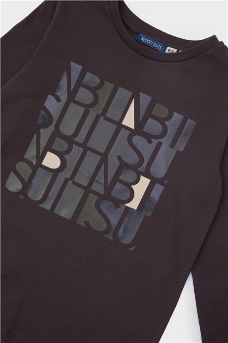 Nebbati Erkek Çocuk Antrasit T-Shirt