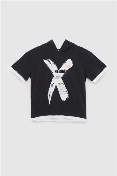 Nebbati Erkek Çocuk Antrasit T-Shirt