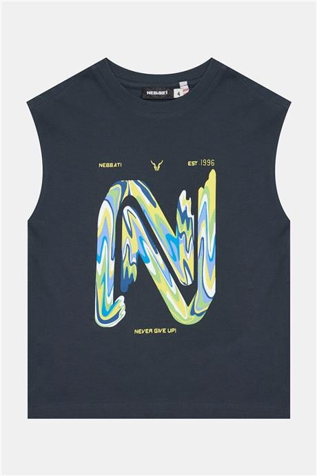 Nebbati Erkek Çocuk Antrasit Tshirt
