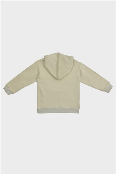 Nebbati Erkek Çocuk Bej Sweatshirt