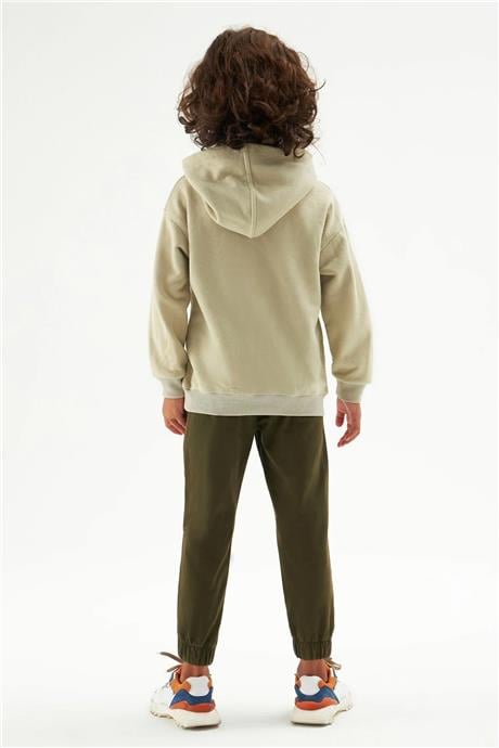 Nebbati Erkek Çocuk Bej Sweatshirt