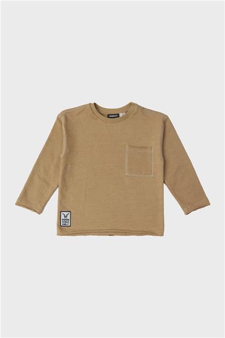 Nebbati Erkek Çocuk Bej Sweatshirt