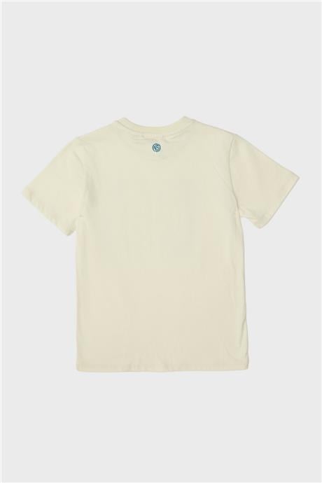 Nebbati Erkek Çocuk Bej T-Shirt