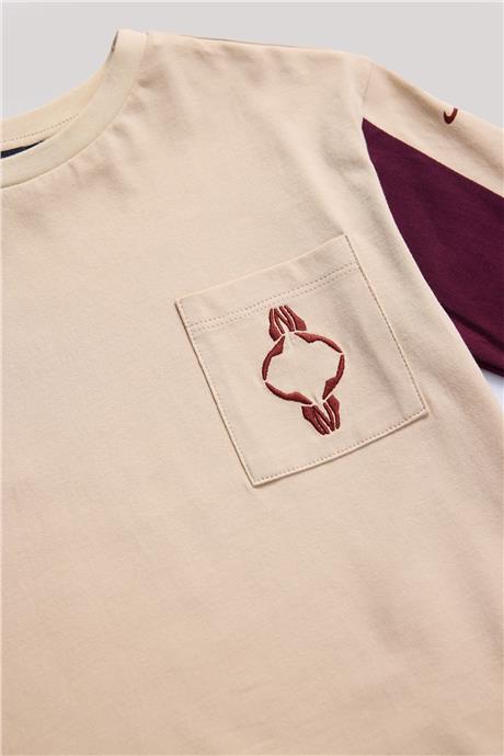 Nebbati Erkek Çocuk Bej T-Shirt