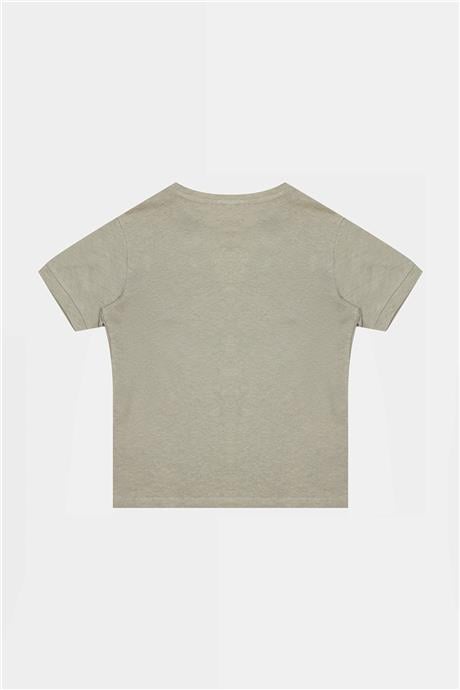 Nebbati Erkek Çocuk Bej Tshirt