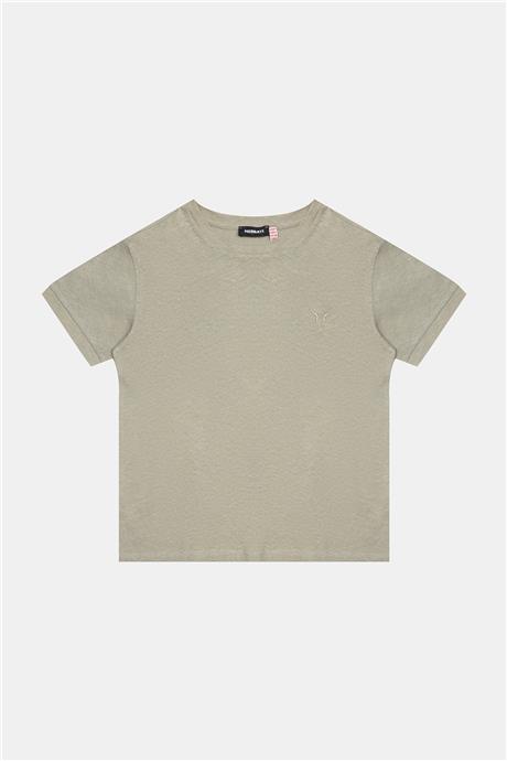 Nebbati Erkek Çocuk Bej Tshirt