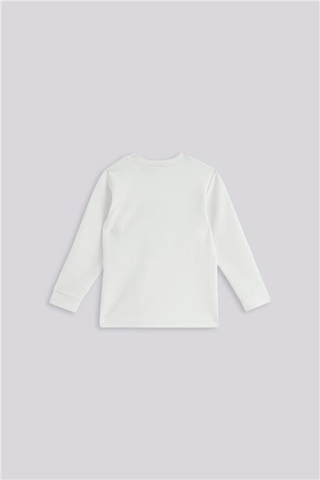 Nebbati Boy White SweatshirtNebbati Boy White Sweatshirt