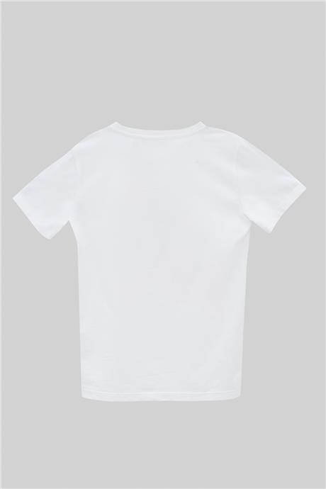 Nebbati Erkek Çocuk Beyaz T-Shirt