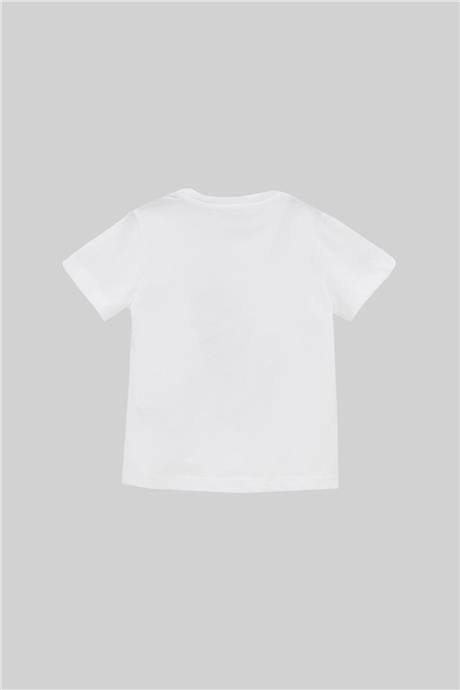 Nebbati Erkek Çocuk Beyaz T-Shirt