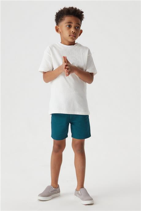 Nebbati Erkek Çocuk Beyaz T-Shirt