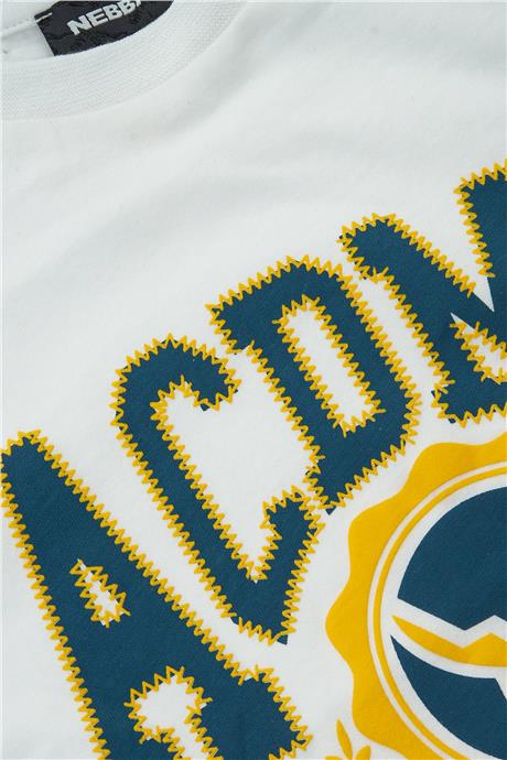 Nebbati Erkek Çocuk Beyaz T-Shirt