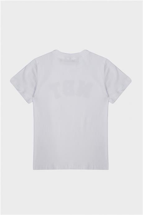 Nebbati Erkek Çocuk Beyaz T-Shirt