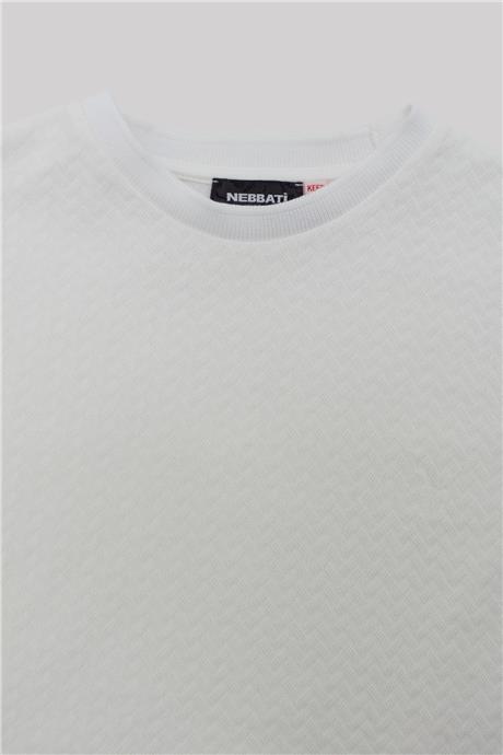 Nebbati Erkek Çocuk Beyaz T-Shirt