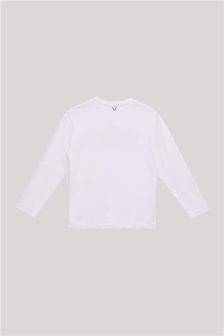 Nebbati Erkek Çocuk Beyaz T-Shirt