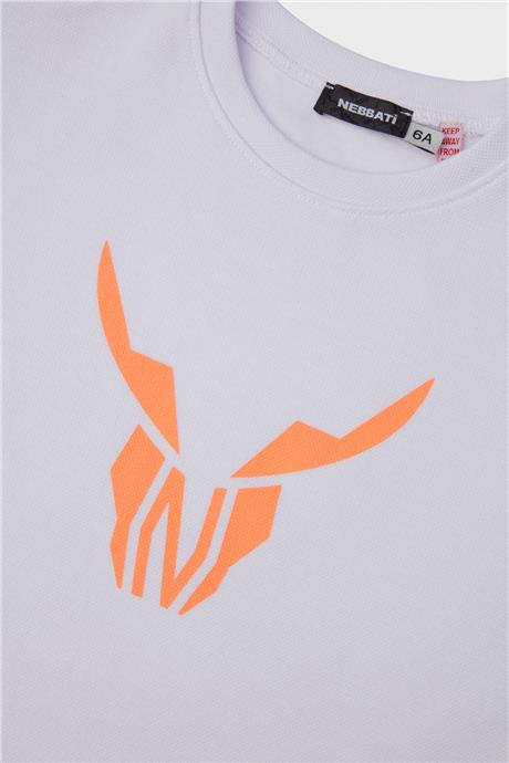 Nebbati Erkek Çocuk Beyaz T-Shirt