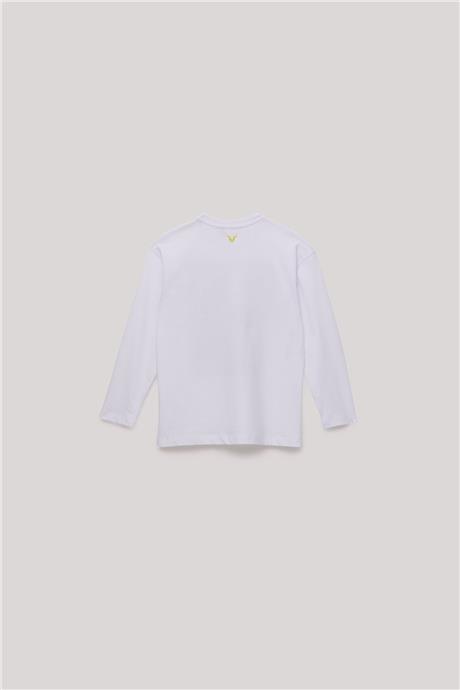 Nebbati Erkek Çocuk Beyaz T-Shirt
