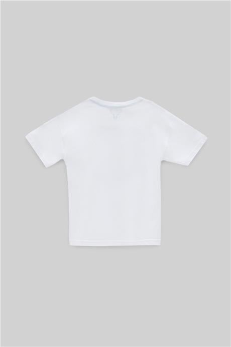 Nebbati Erkek Çocuk Beyaz T-Shirt