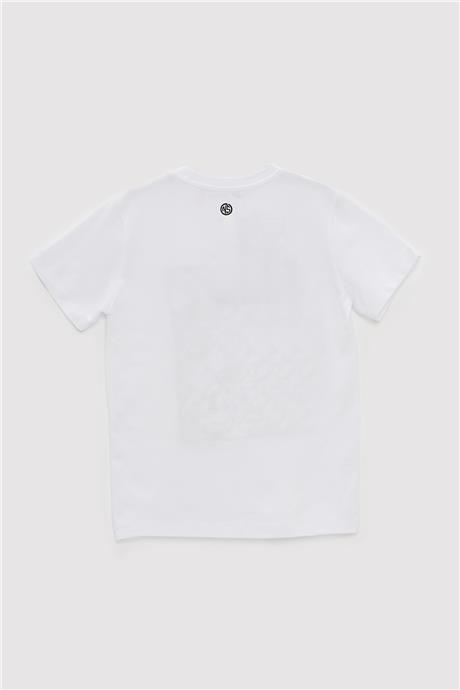 Nebbati Erkek Çocuk Beyaz T-Shirt