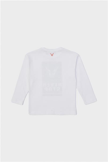 Nebbati Erkek Çocuk Beyaz T-Shirt