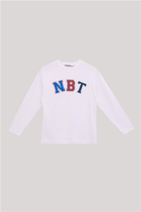Nebbati Erkek Çocuk Beyaz T-Shirt