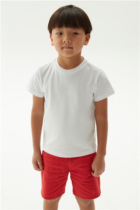 Nebbati Erkek Çocuk Beyaz T-Shirt