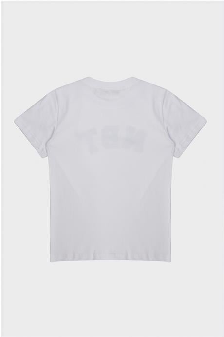 Nebbati Erkek Çocuk Beyaz T-Shirt