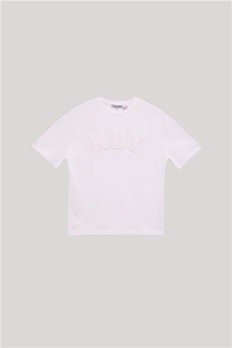 Nebbati Erkek Çocuk Beyaz T-Shirt