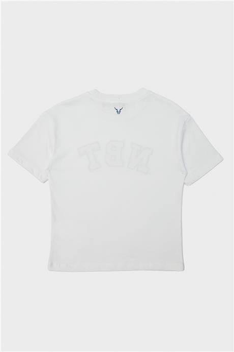 Nebbati Erkek Çocuk Beyaz T-Shirt