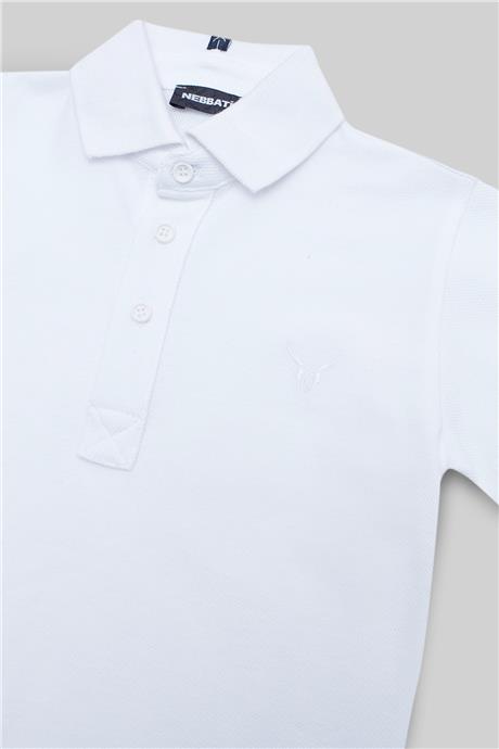 Nebbati Erkek Çocuk Beyaz T-Shirt