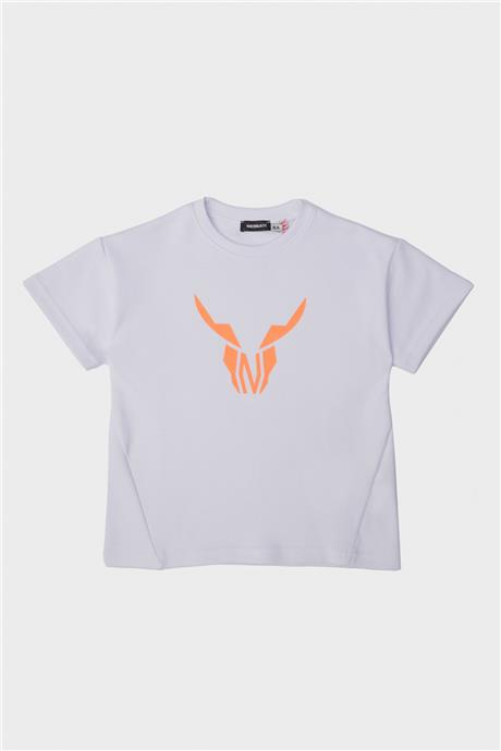 Nebbati Erkek Çocuk Beyaz T-Shirt
