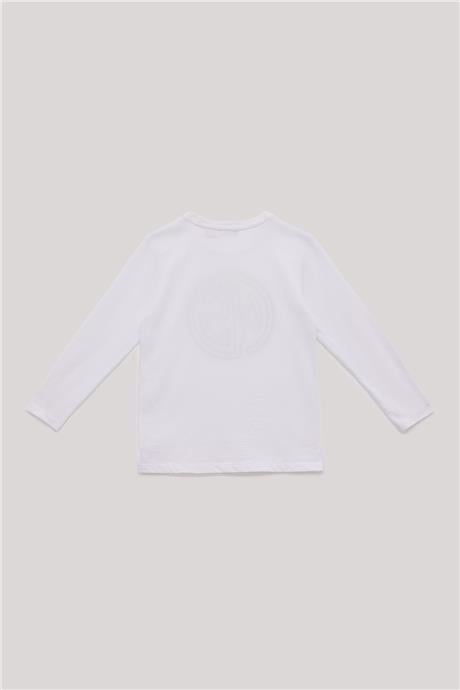 Nebbati Erkek Çocuk Beyaz T-Shirt