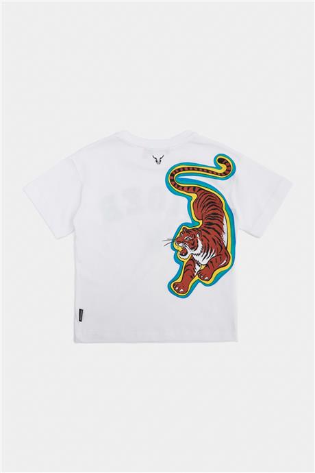 Nebbati Erkek Çocuk Beyaz Tshirt