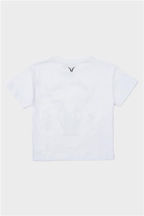 Nebbati Erkek Çocuk Beyaz Tshirt