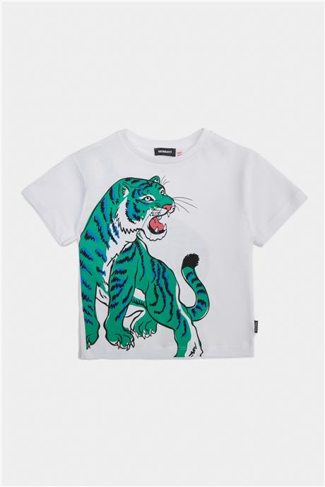 Nebbati Erkek Çocuk Beyaz Tshirt
