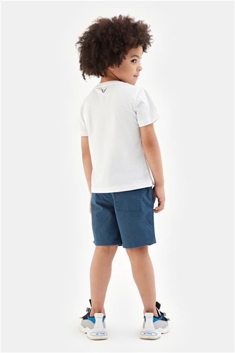 Nebbati Erkek Çocuk Beyaz Tshirt