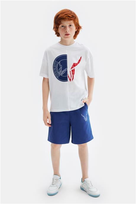 Nebbati Erkek Çocuk Beyaz Tshirt