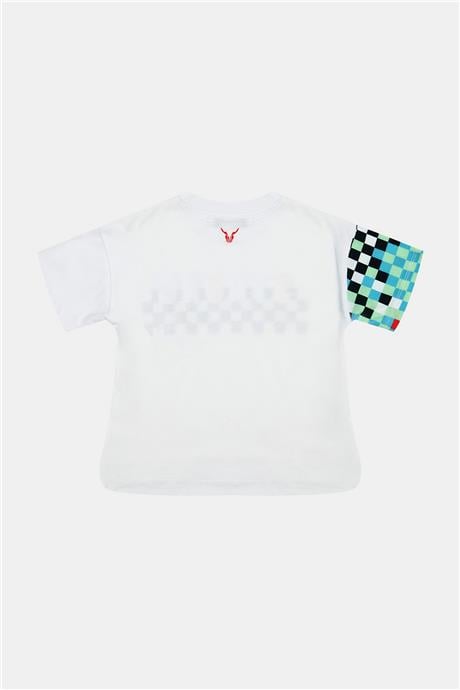 Nebbati Erkek Çocuk Beyaz Tshirt