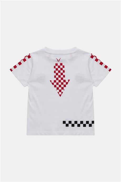 Nebbati Erkek Çocuk Beyaz Tshirt