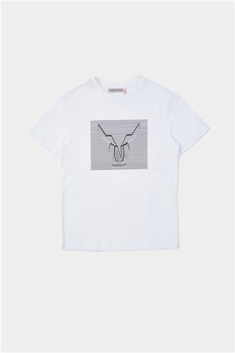 Nebbati Erkek Çocuk Beyaz Tshirt