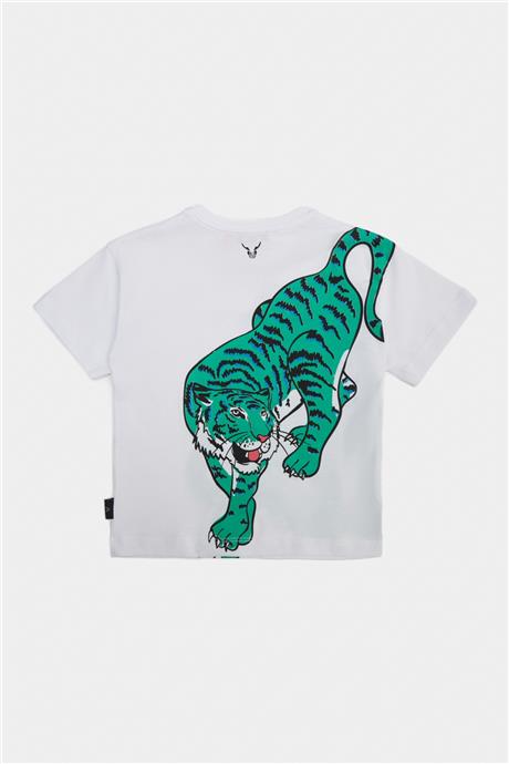 Nebbati Erkek Çocuk Beyaz Tshirt