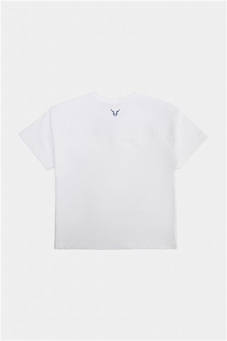 Nebbati Erkek Çocuk Beyaz Tshirt