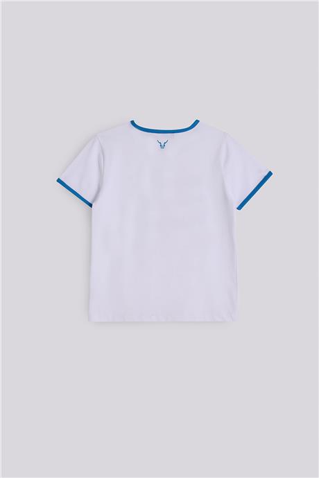 Nebbati Erkek Çocuk Beyaz TshirtNebbati Erkek Çocuk Beyaz Tshirt