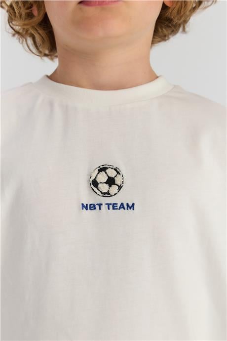 Nebbati Erkek Çocuk Beyaz TshirtNebbati Erkek Çocuk Beyaz Tshirt
