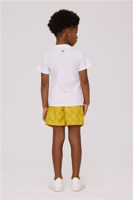 Nebbati Erkek Çocuk Beyaz TshirtNebbati Erkek Çocuk Beyaz Tshirt