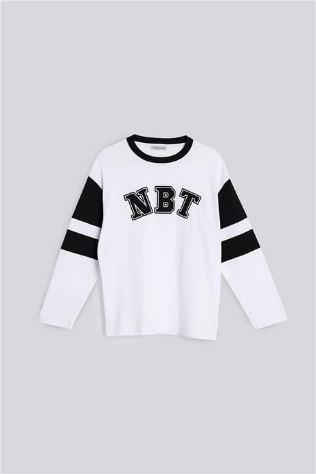 Nebbati Erkek Çocuk Beyaz TshirtNebbati Erkek Çocuk Beyaz Tshirt